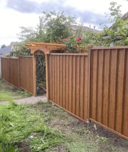 Image_20250319093029 Faux wood Metal fence