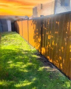 Image_20250319093044 Faux wood Metal fence