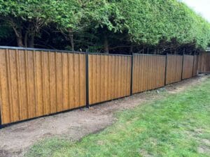 Image_20250319093107 Faux wood Metal fence