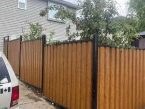 Image_20250319093145 Faux wood Metal fence